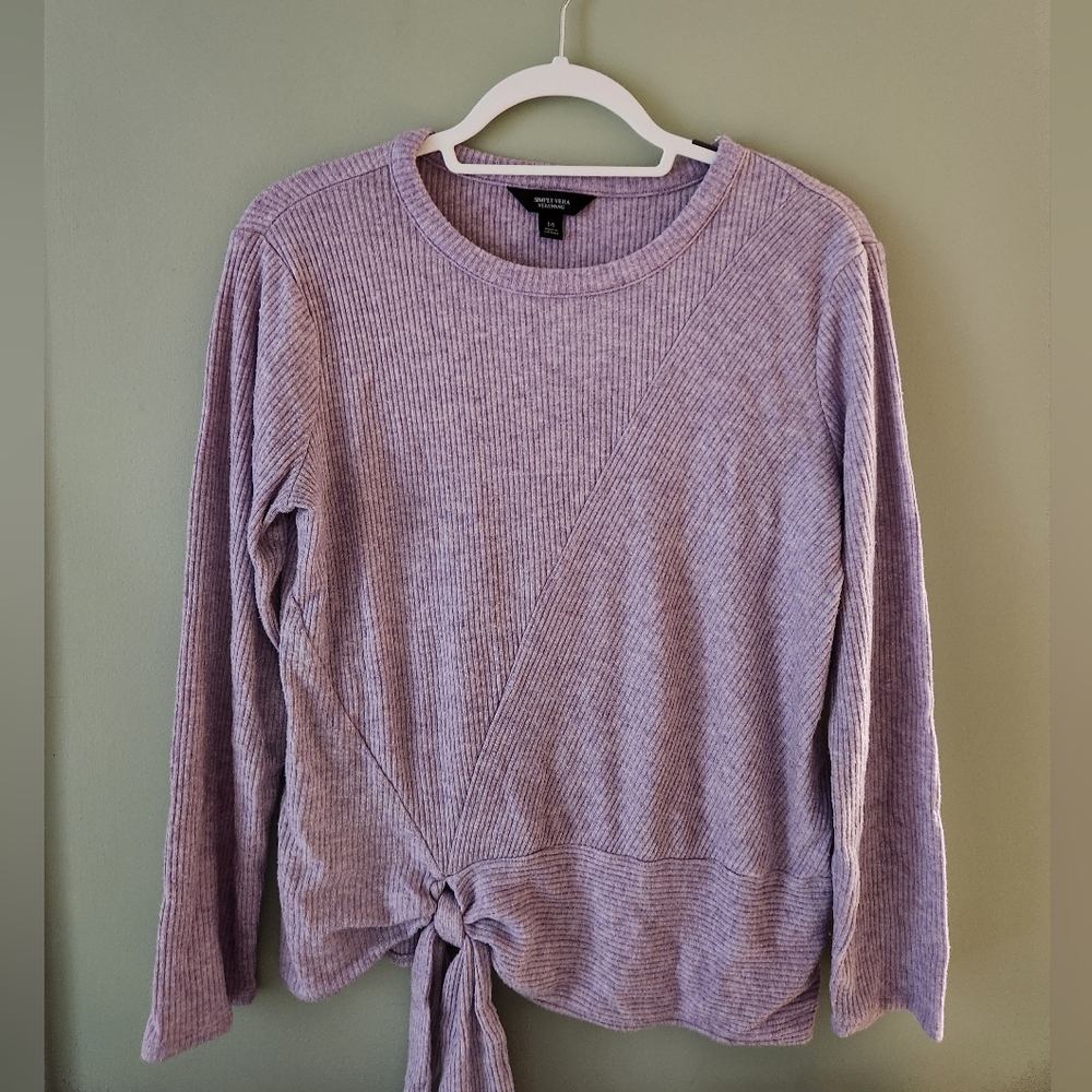 Simply Vera Wang Lavender Sweater